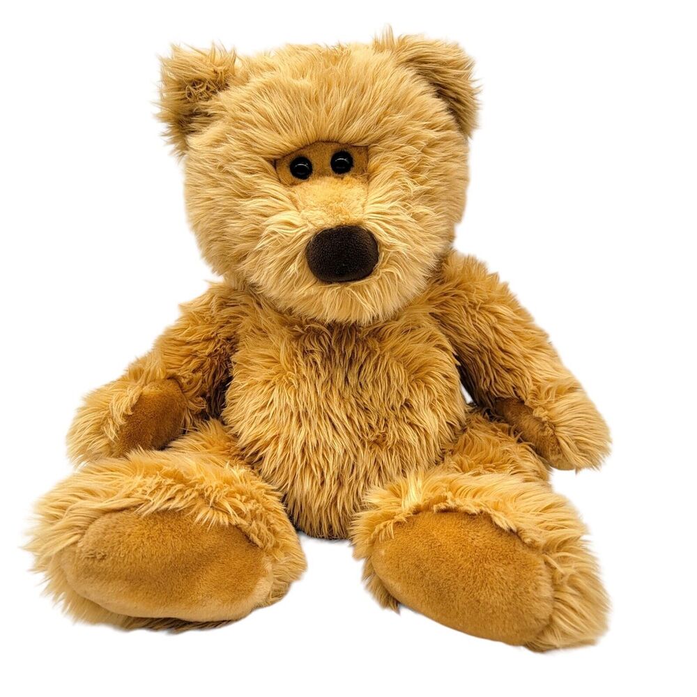 Vintage Toys R Us Animal Alley Caramel Teddy Bear 2000 Stuffed Plush
